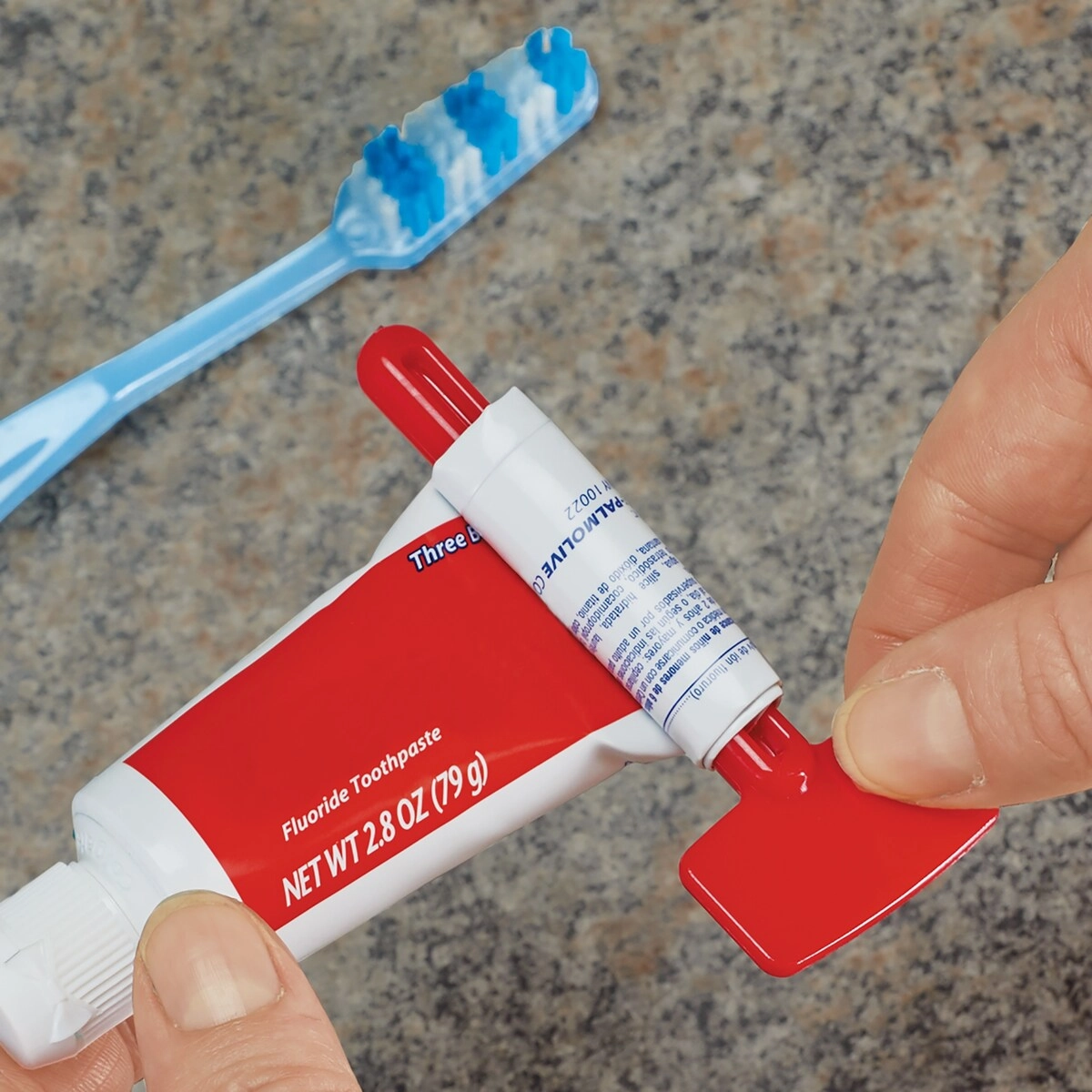 Toothpaste Tube Squeezers - Set of 8 Plastic Tube Keys - 3.500 x 3.000 x 1.000