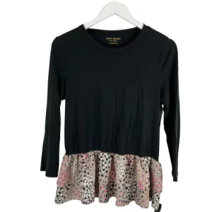 Top Long Sleeve By Kate Spade In Black, Size: S Kate Spade Bags