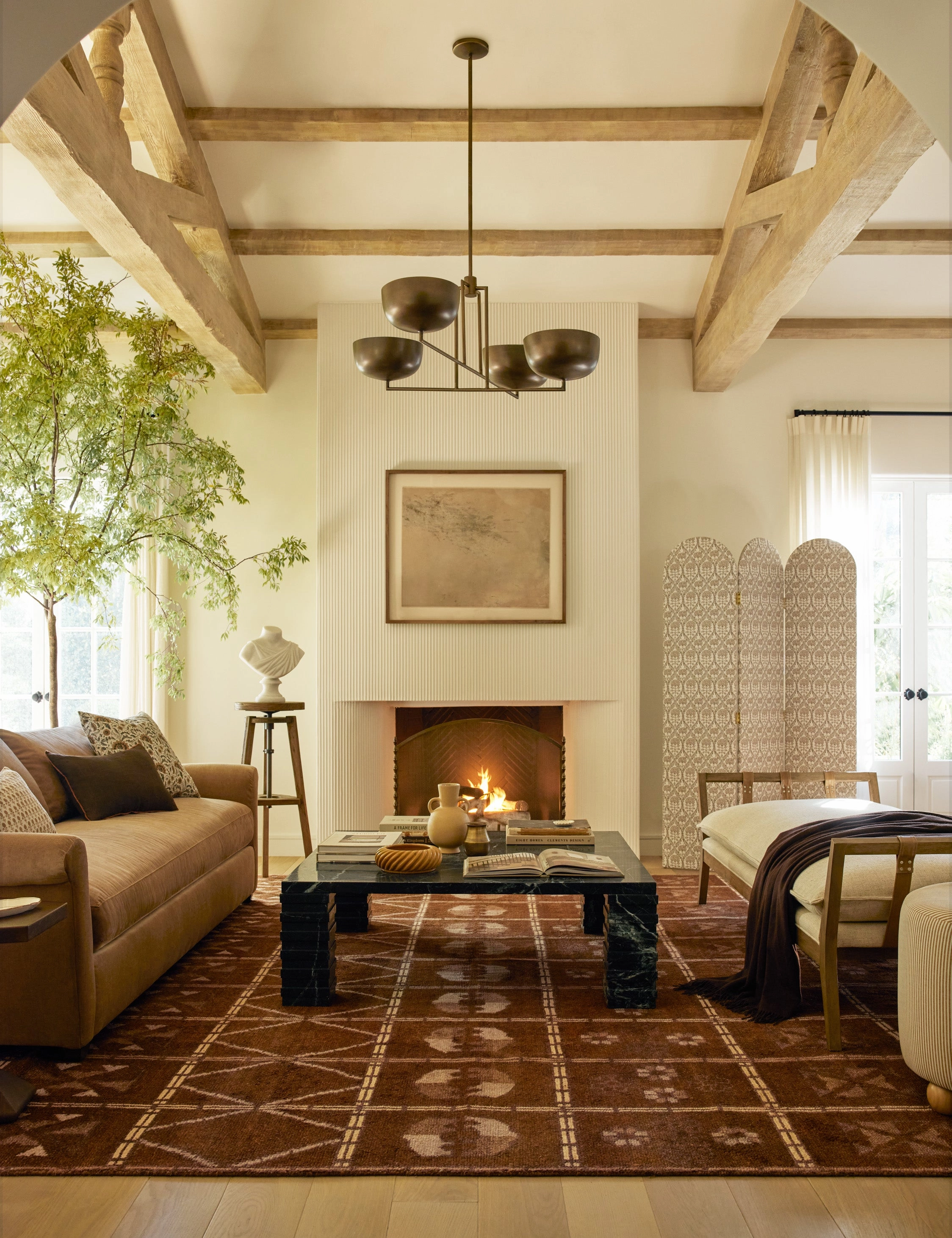 Topia Fireplace Screen by Ginny Macdonald