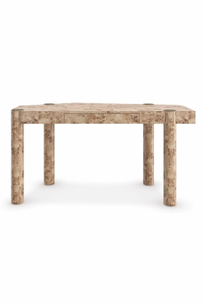 Trapezoidal Wooden Modern Desk | Caracole Rhythm desk,home desk,workstation