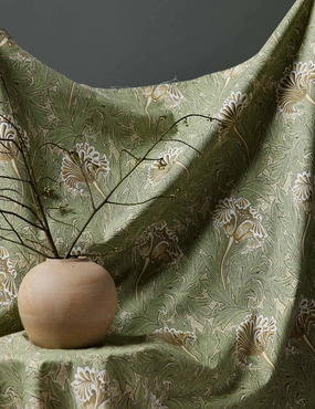 Tulip Cotton Fabric by Morris & Co. home decor,home accents,interior accessories