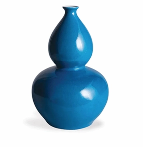 Turquoise Porcelain Double Gourd Vase vase,flower vase,home decoration