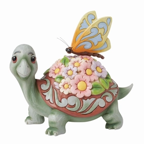 Turtle Flowers and Butterfly figurines,decorative figurines,home accents