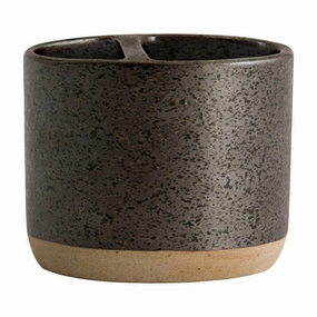 Tuscano Toothbrush Holder - Black/Brown toothbrush holder,bathroom cup,bathroom organizer