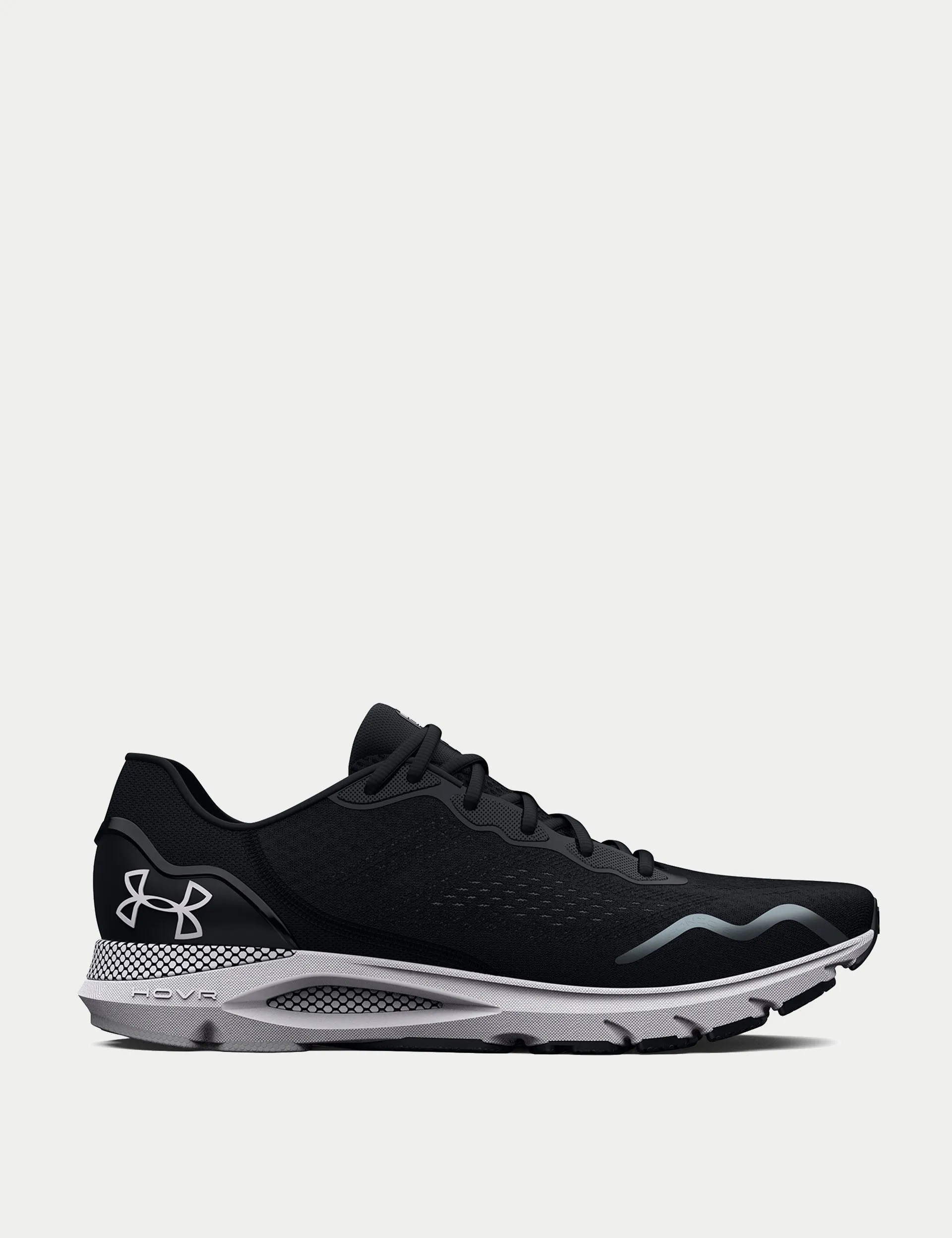 UA HOVR Sonic 6 Running Shoes - Black/White Under Armour Clothing
