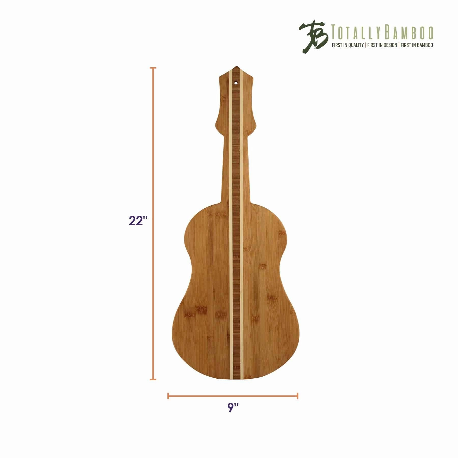 Ukulele Shaped Cutting Board, 22" x 9"