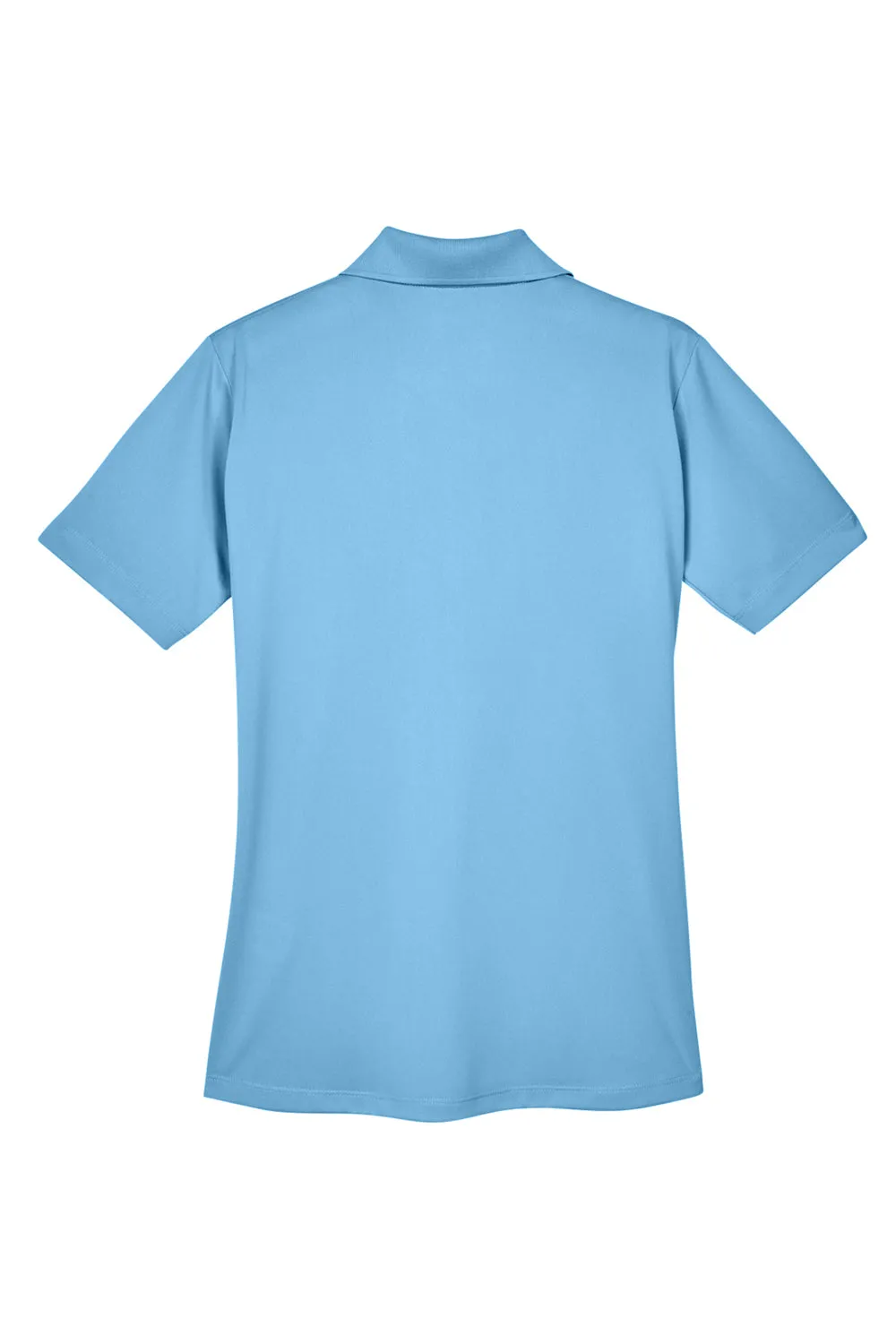 UltraClub Womens Cool & Dry 8 Star Elite Performance Moisture Wicking Short Sleeve Polo Shirt - Columbia Blue Clothing Ultraclub