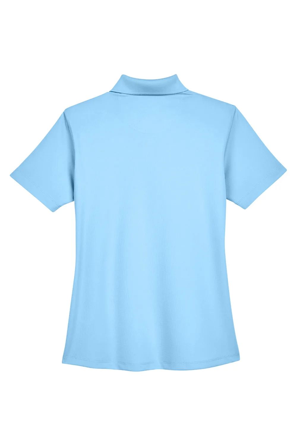 UltraClub Womens Cool & Dry Performance Moisture Wicking Short Sleeve Polo Shirt - Columbia Blue Clothing Ultraclub