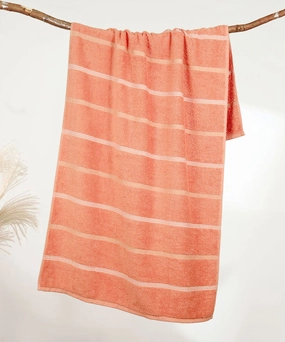 Urban Comfort 100% Cotton Bath Towel, Durable, Light Weight, Dry Fast, Brick Red bath towels,soft towels,bathroom textiles