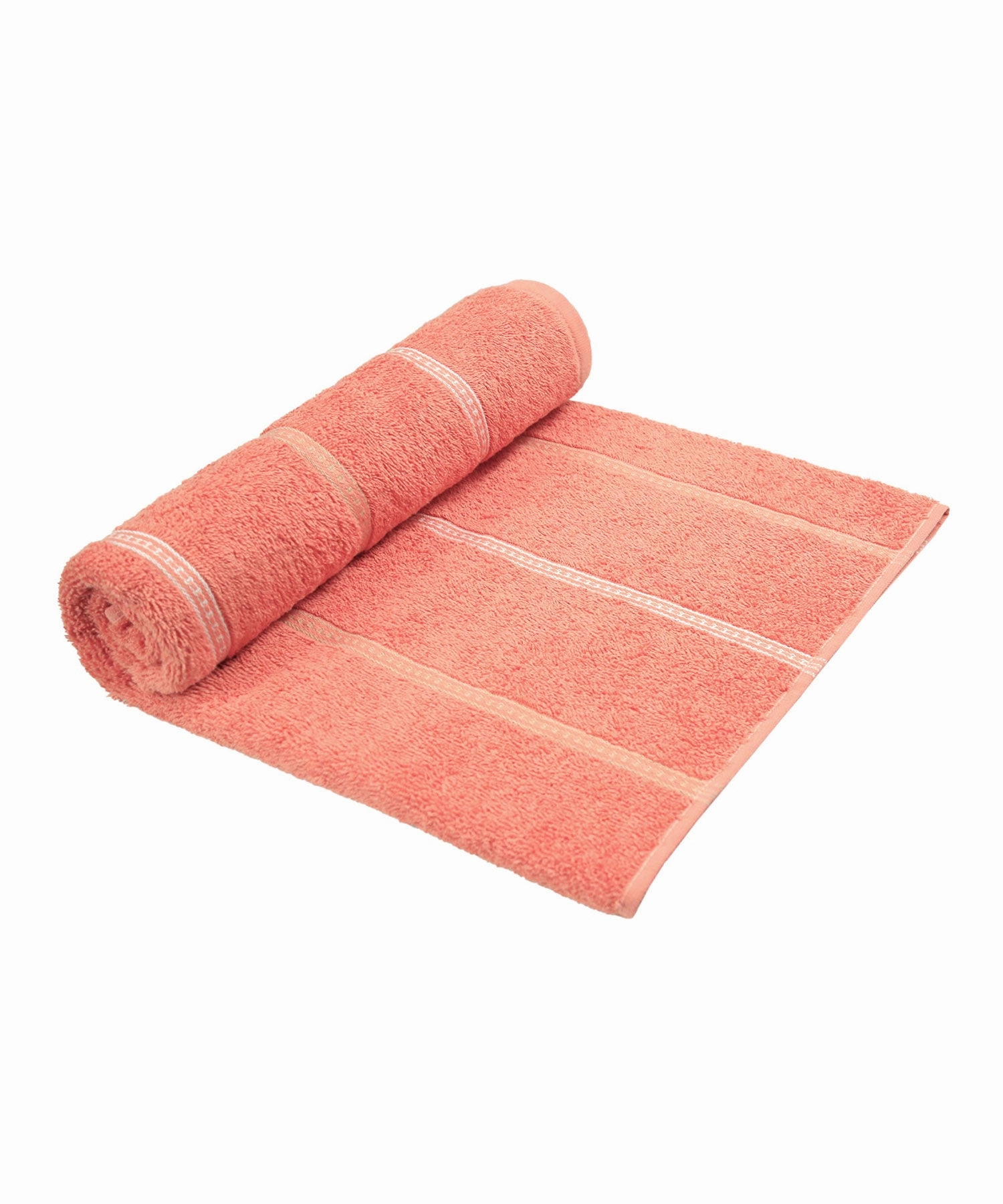 Urban Comfort 100% Cotton Bath Towel, Durable, Light Weight, Dry Fast, Brick Red