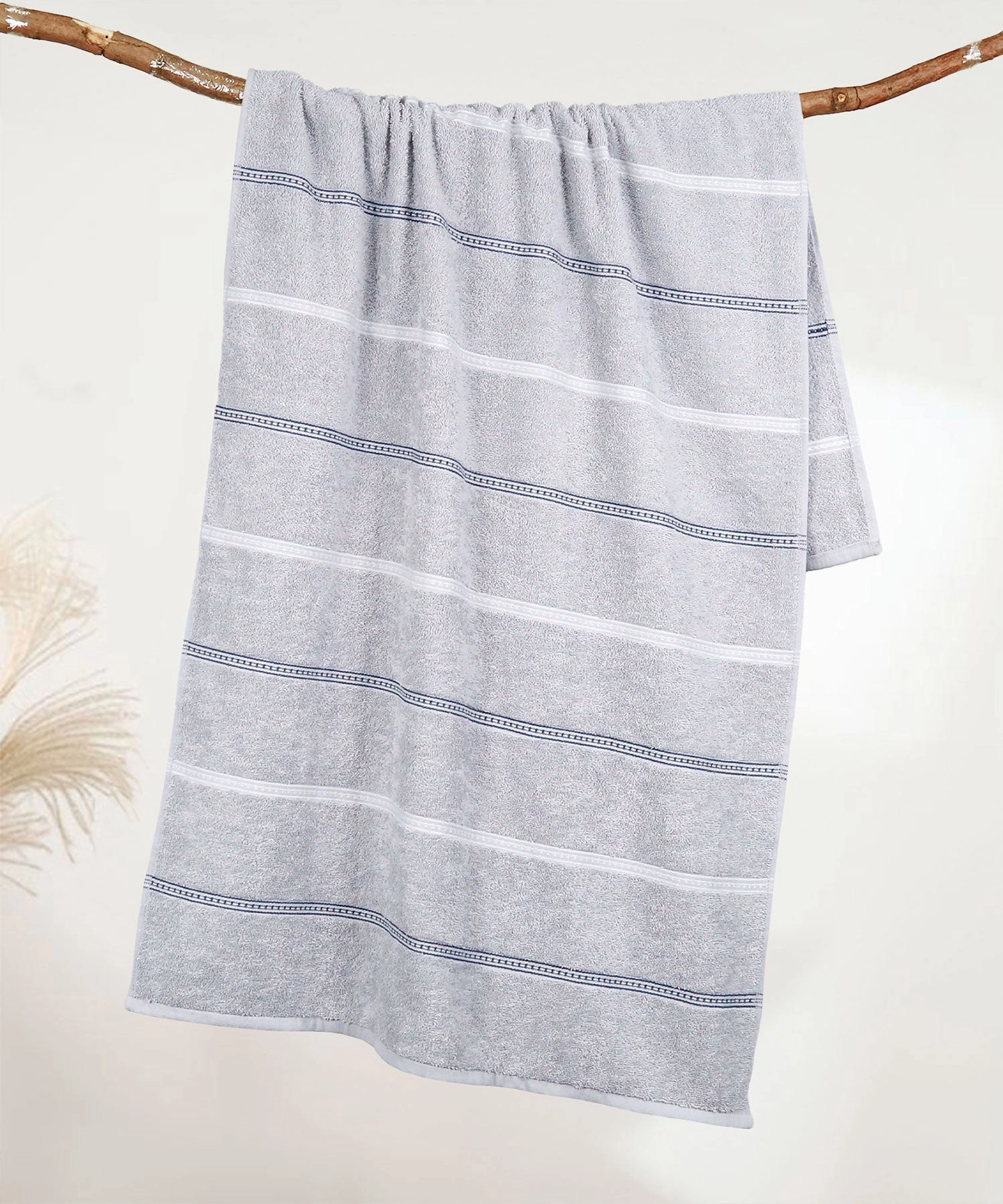 Urban Comfort 100% Cotton Bath Towel, Durable, Light Weight, Dry Fast, Disty Grey bath towels,soft towels,bathroom textiles