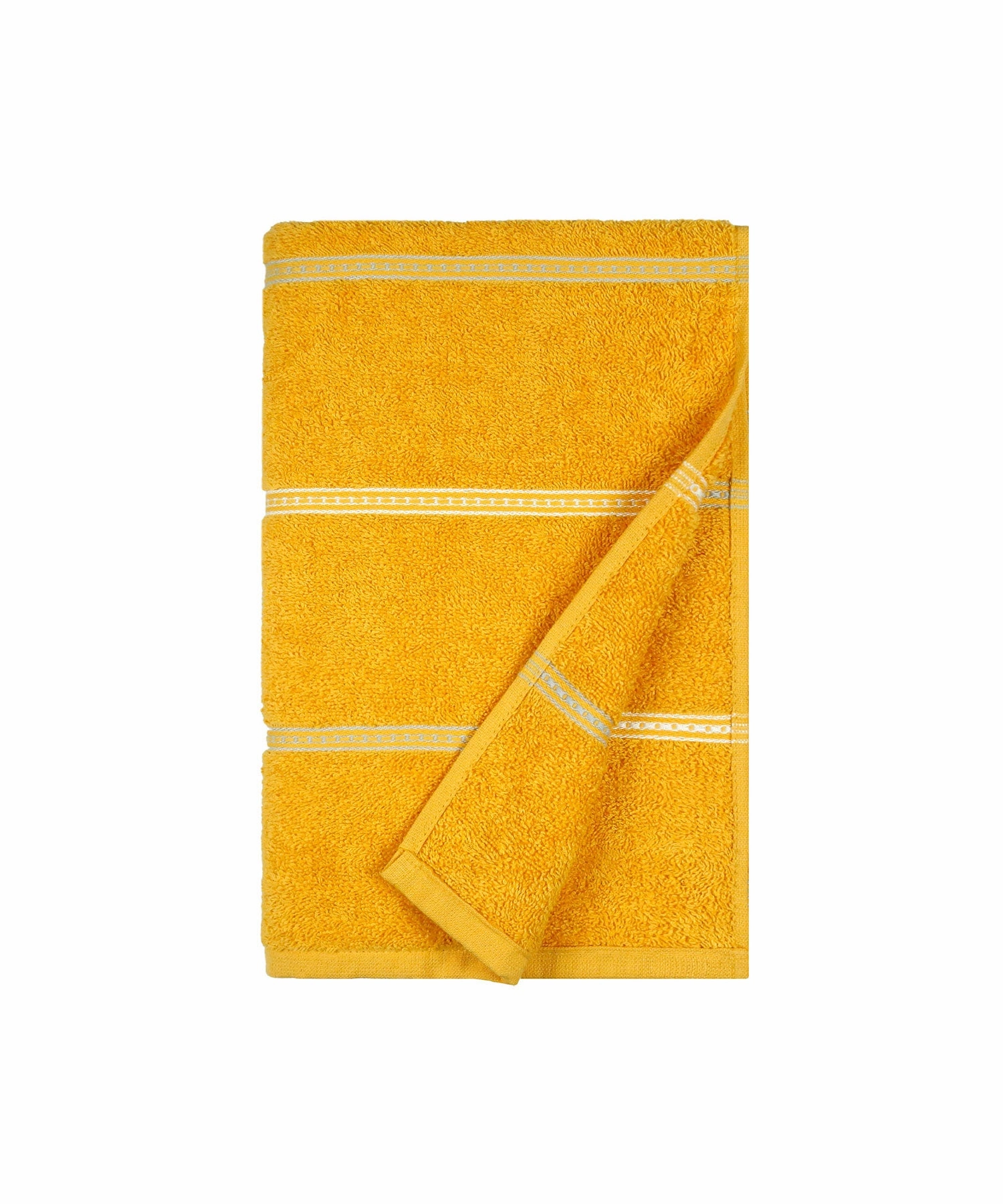 Urban Comfort 100% Cotton Bath Towel, Durable, Light Weight, Dry Fast, Drama Yellow