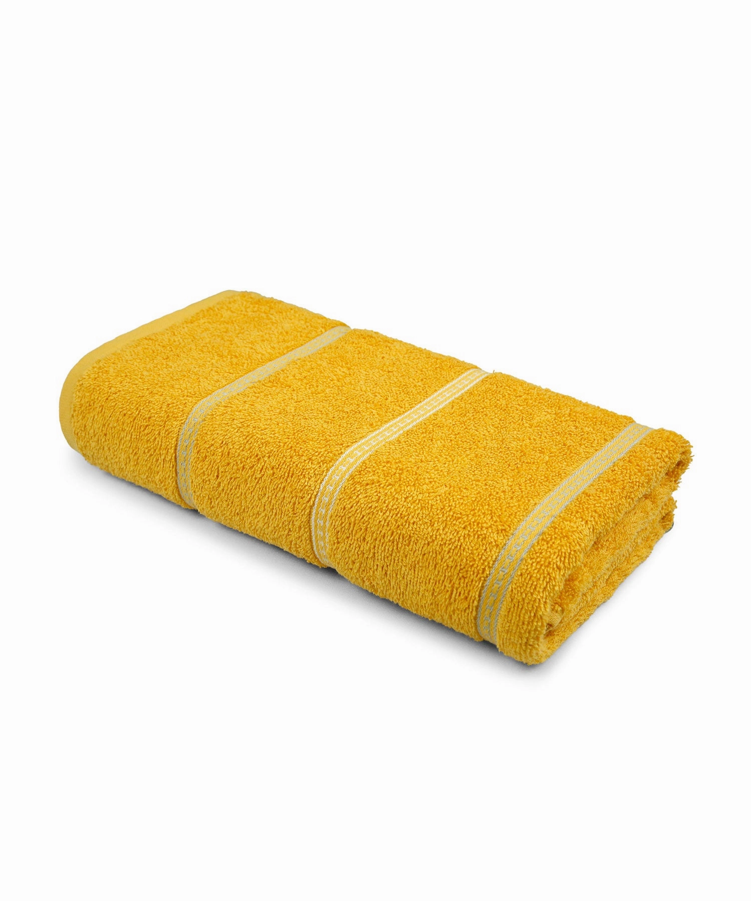 Urban Comfort 100% Cotton Bath Towel, Durable, Light Weight, Dry Fast, Drama Yellow