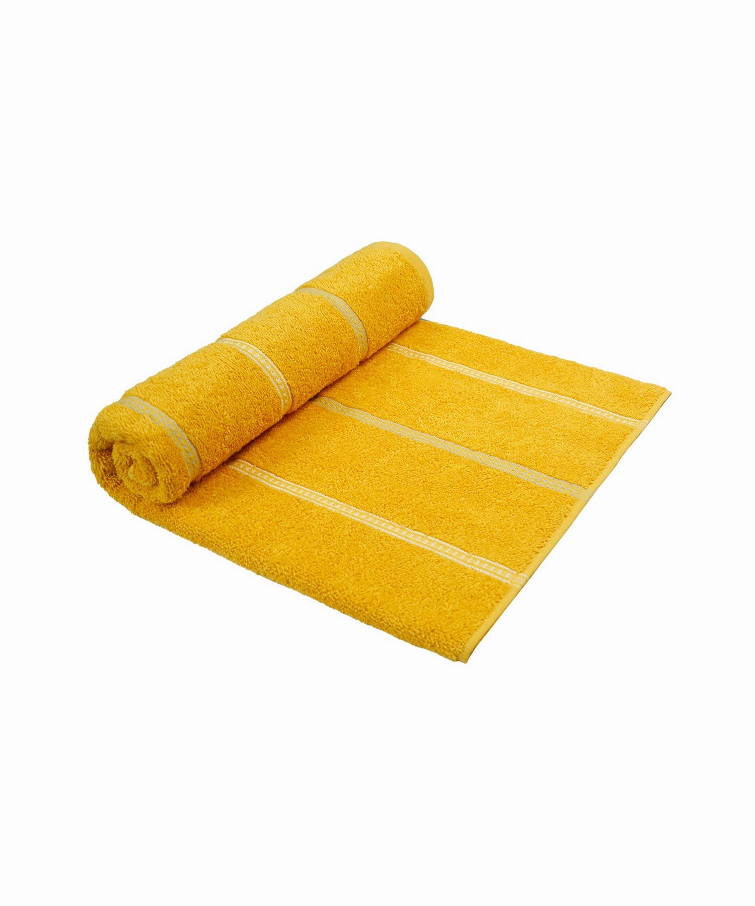 Urban Comfort 100% Cotton Bath Towel, Durable, Light Weight, Dry Fast, Drama Yellow