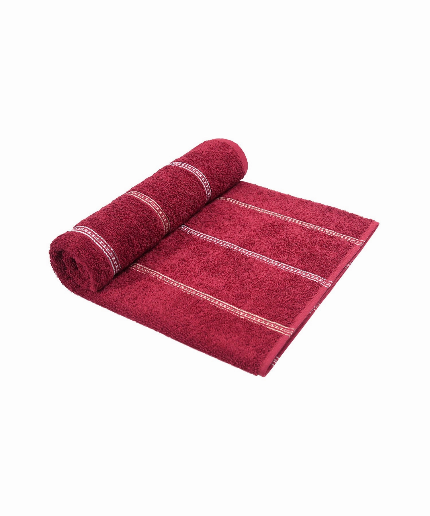Urban Comfort 100% Cotton Bath Towel, Durable, Light Weight, Dry Fast, Rosie Wine