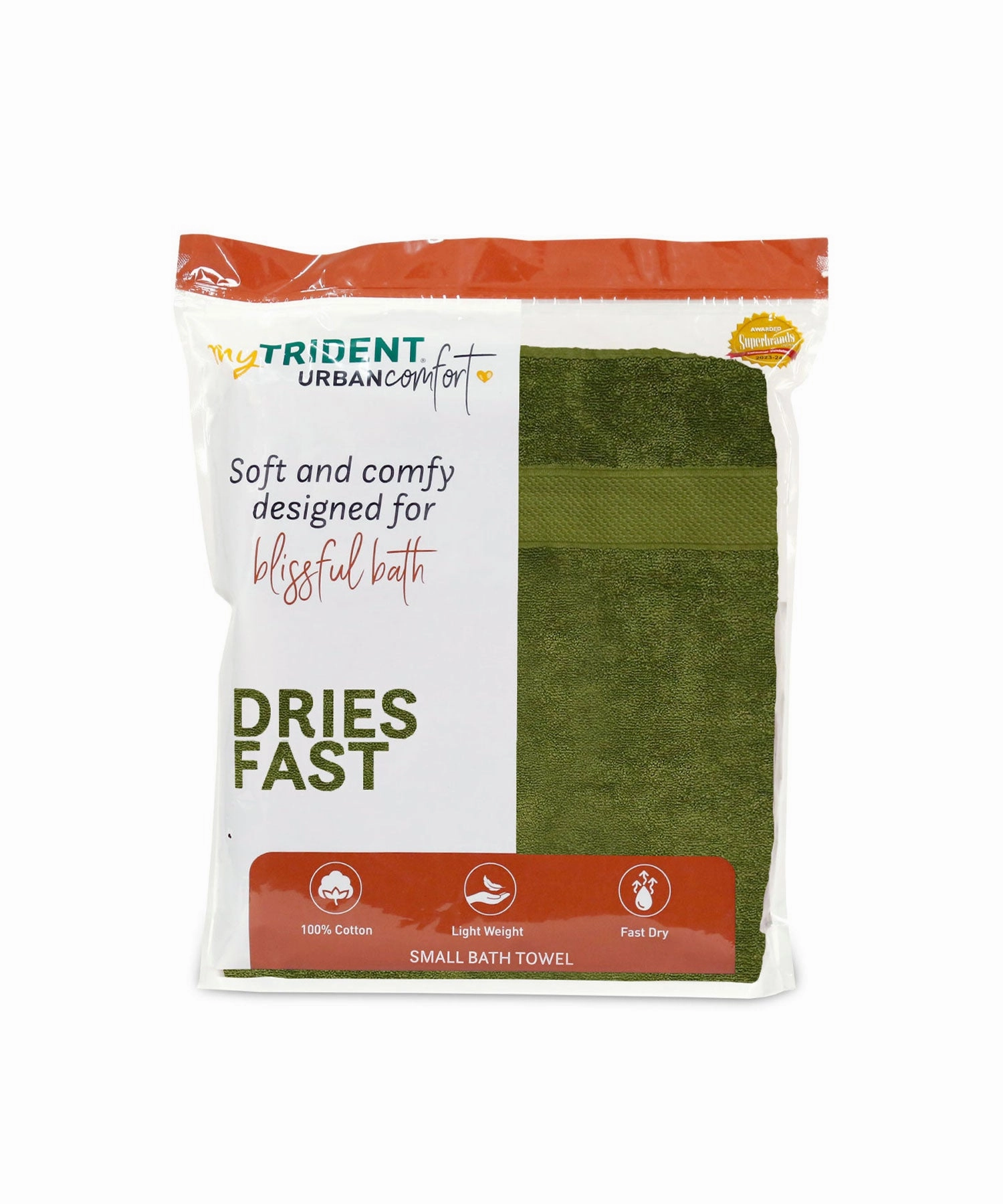 Urban Comfort, 450 GSM, Bath Towel, Olive