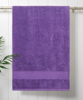 Urban Comfort, 450 GSM, Bath Towel, Purple bath towels,soft towels,bathroom textiles