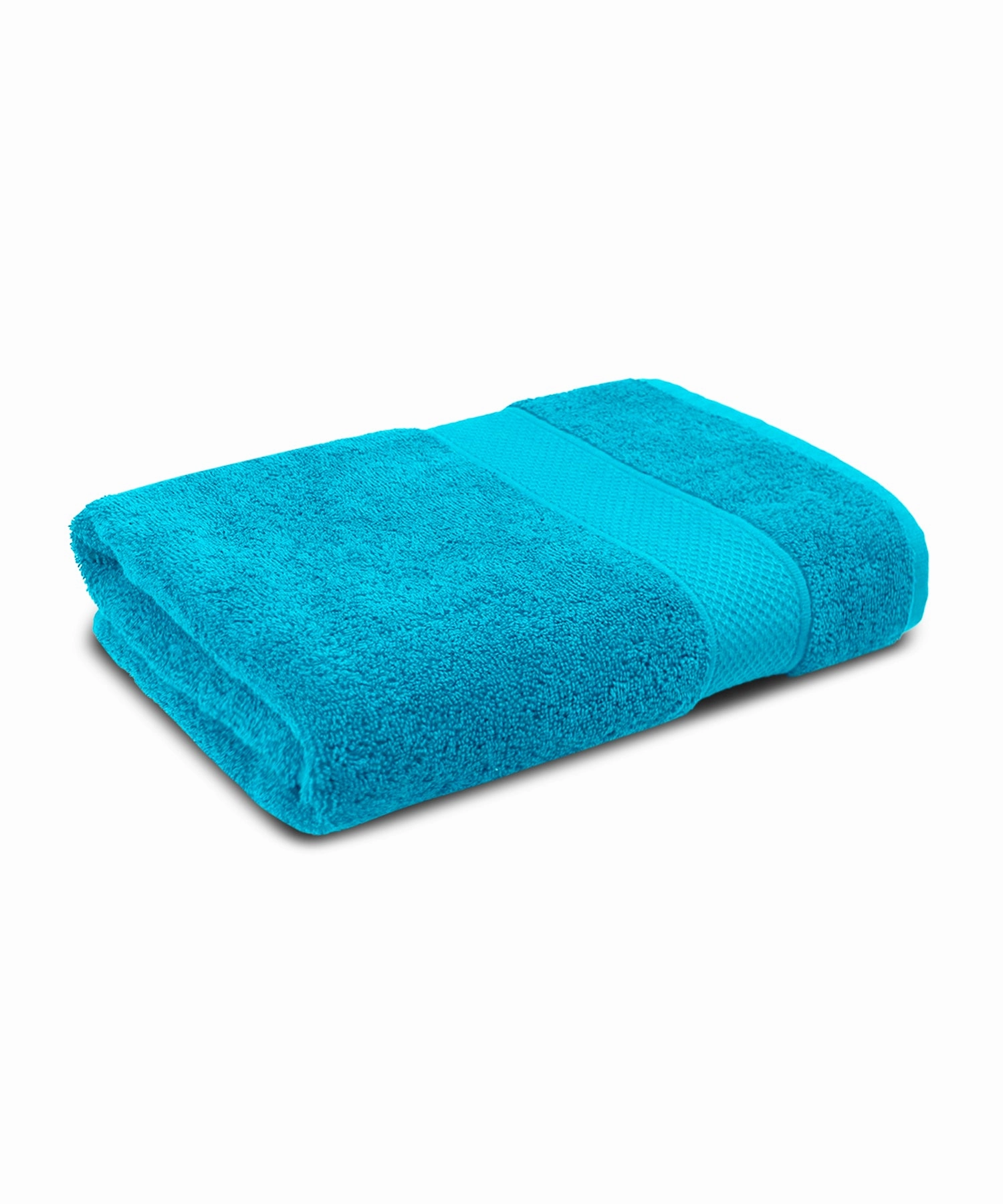 Urban Comfort, 450 GSM, Bath Towel, Teal Sachet