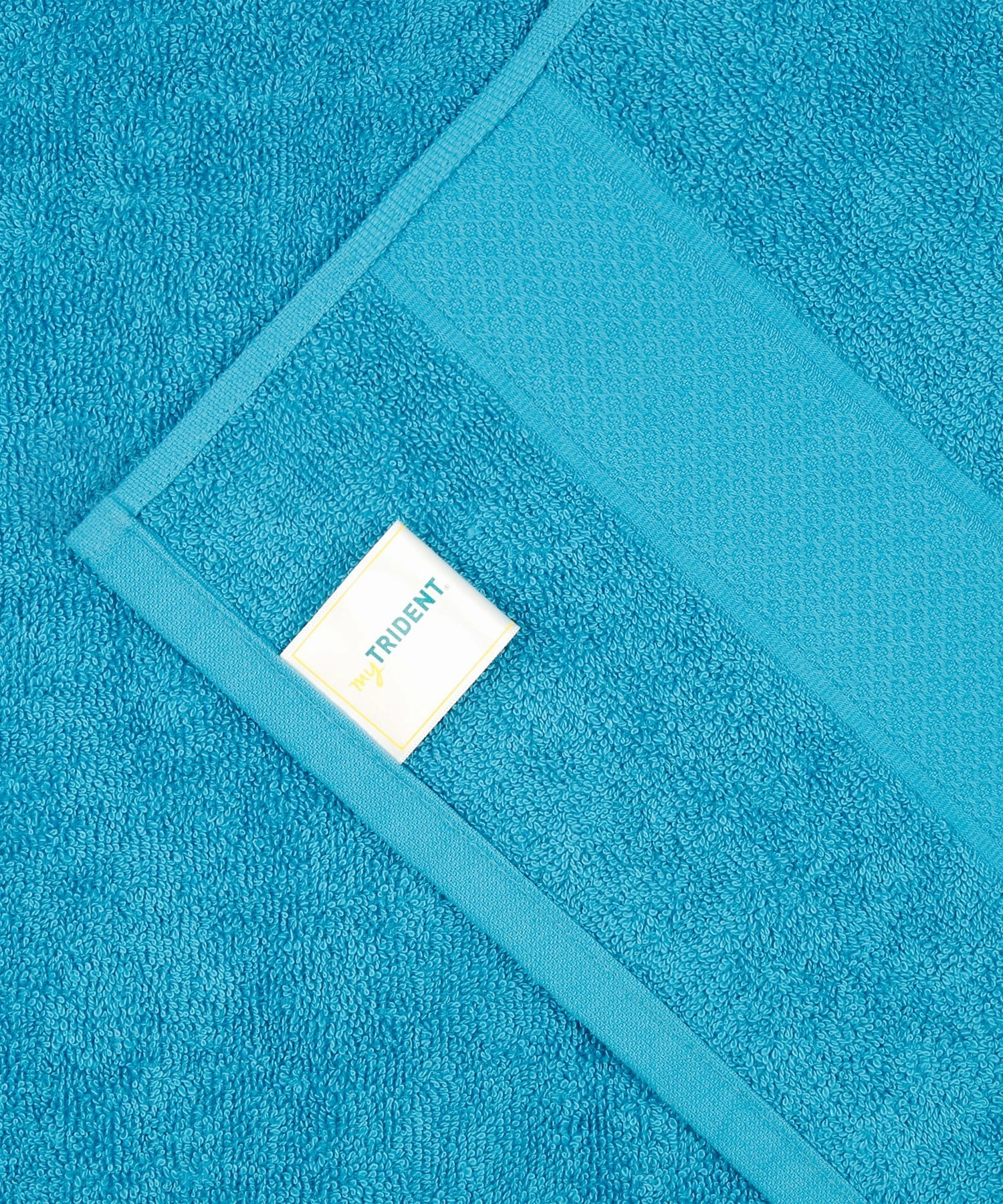Urban Comfort, 450 GSM, Bath Towel, Teal Sachet