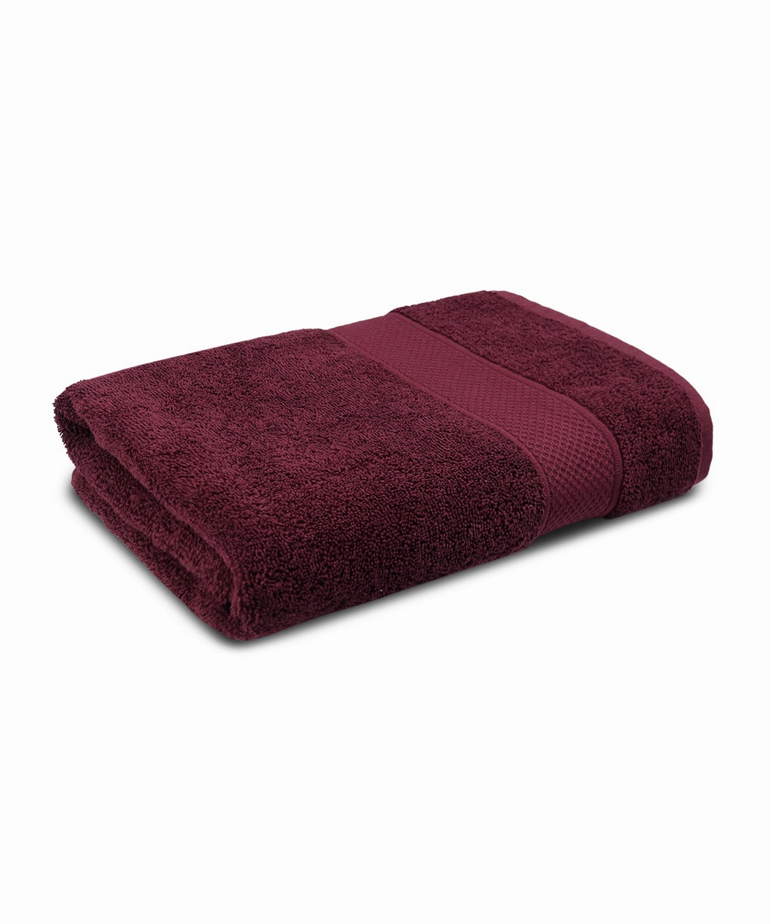 Urban Comfort, 450 GSM, Bath Towel, Wine Red