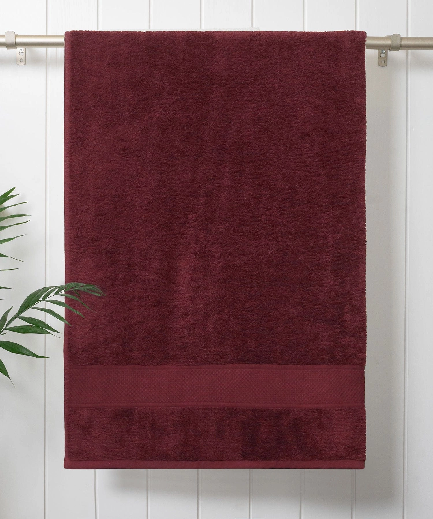 Urban Comfort, 450 GSM, Bath Towel, Wine Red bath towels,soft towels,bathroom textiles