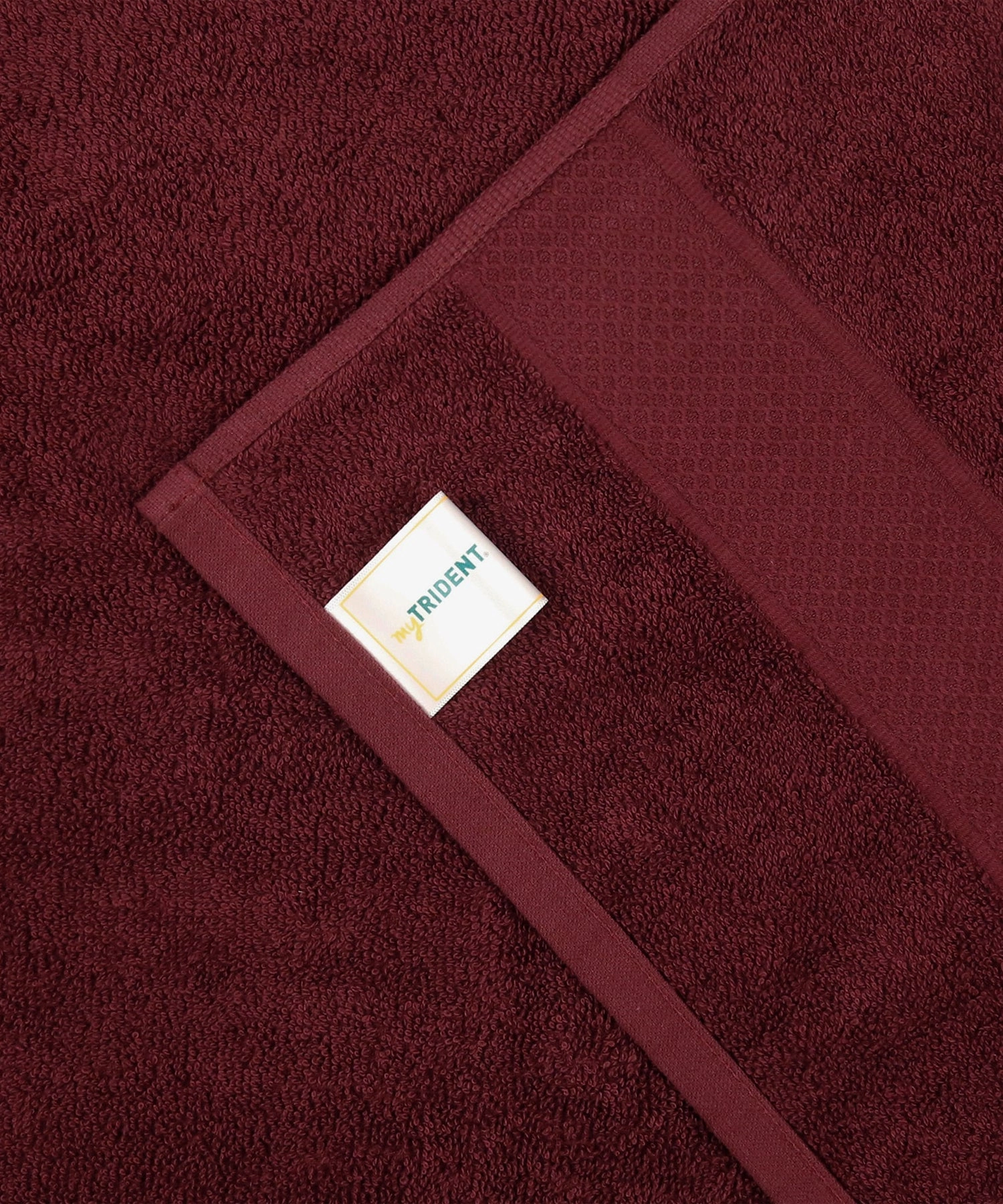 Urban Comfort, 450 GSM, Bath Towel, Wine Red