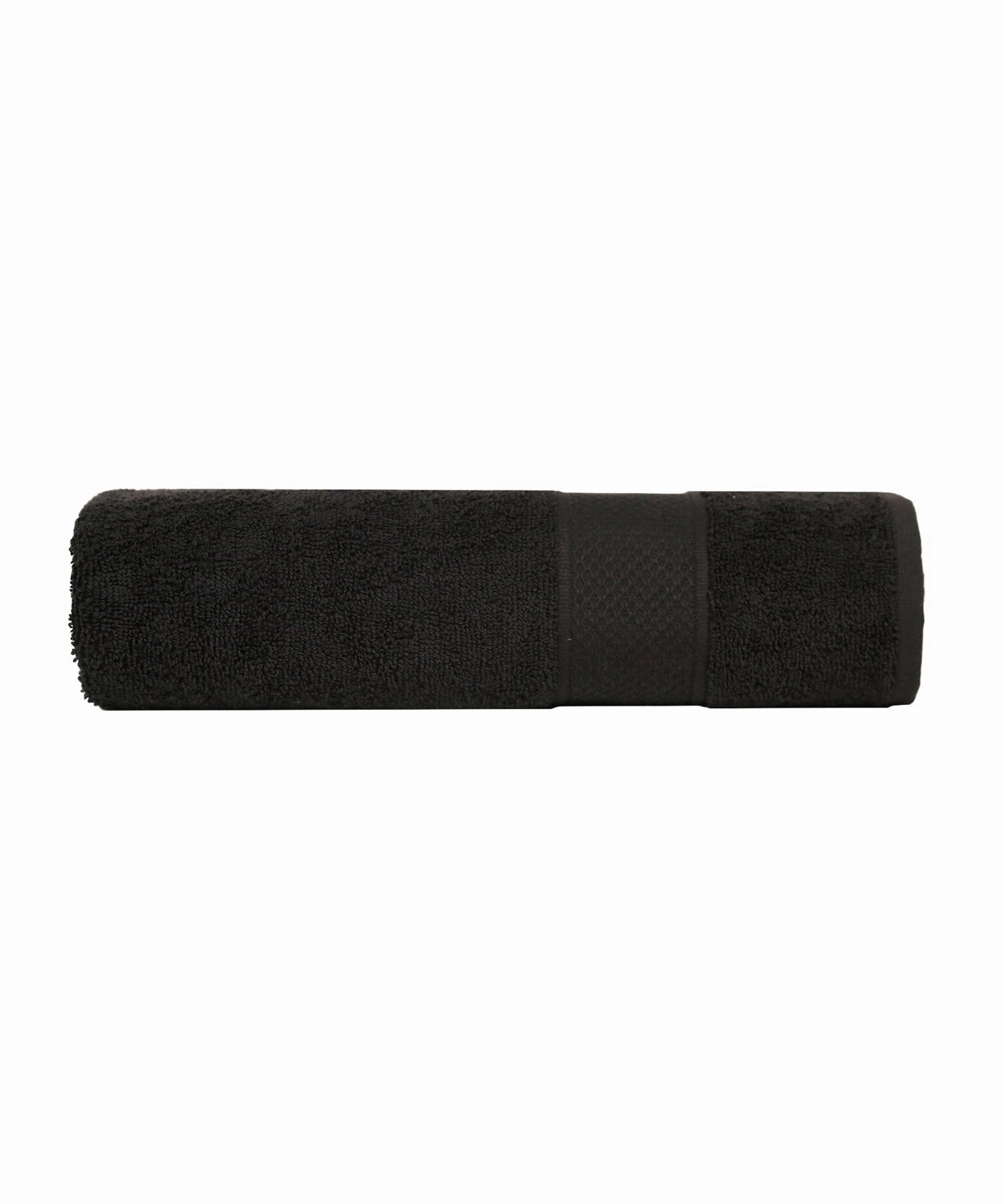 Urban Comfort Black Small Towel, 100% Cotton, Durable, Light Weight, Dry Fast