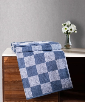 Urban Comfort Fashion Collection, 450 GSM, 100% Cotton, Bath Towel, Washed Indigo bath towels,soft towels,bathroom textiles