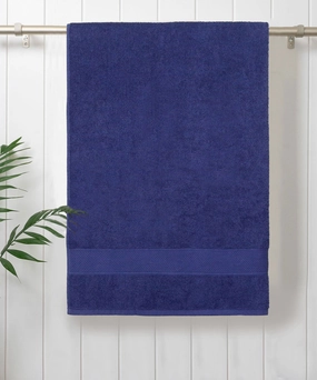 Urban Comfort New Navy Small Towel, 100% Cotton, Durable, Light Weight, Dry Fast bath towels,soft towels,bathroom textiles