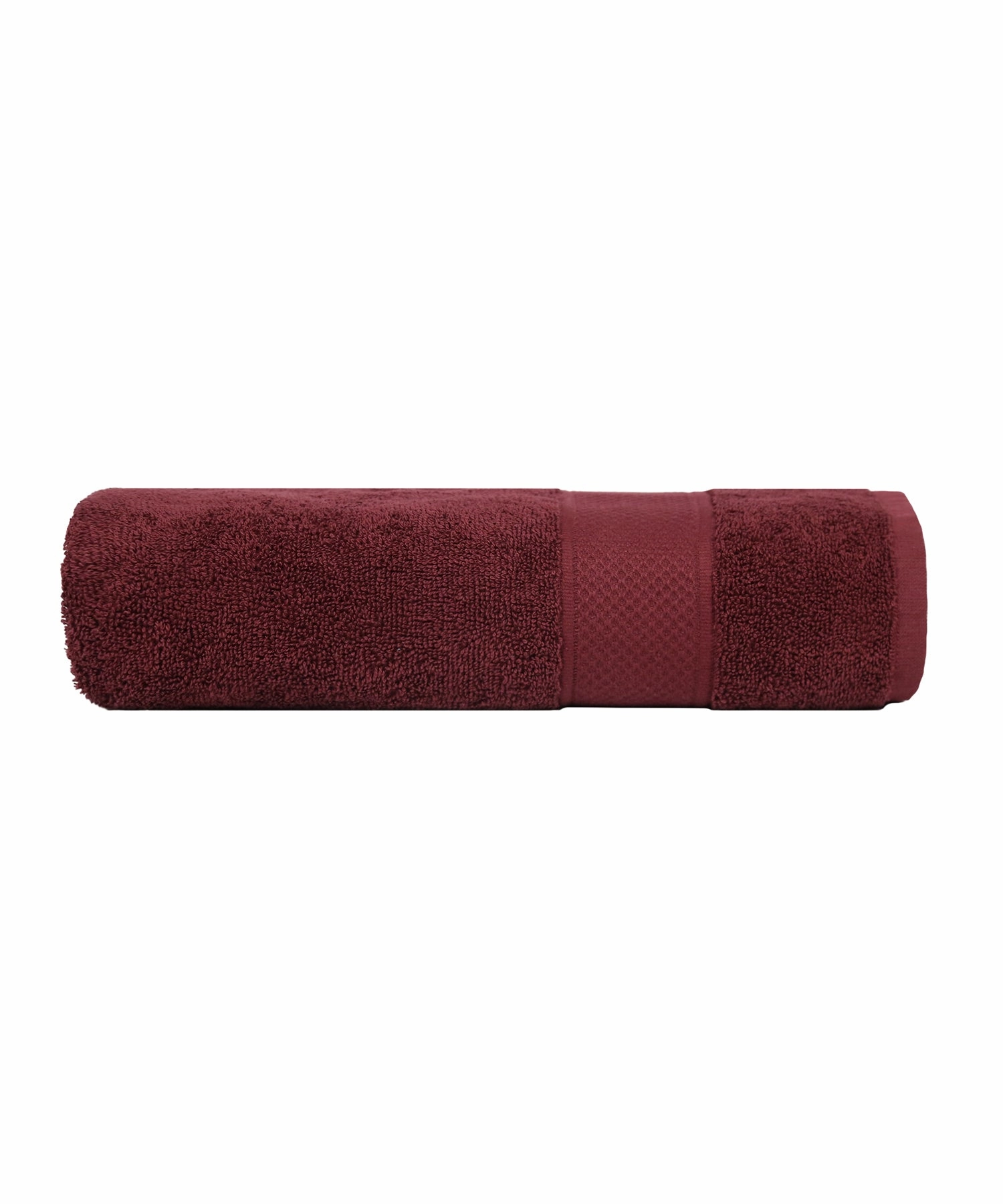 Urban Comfort Wine Red Small Towel, 100% Cotton, Durable, Light Weight, Dry Fast
