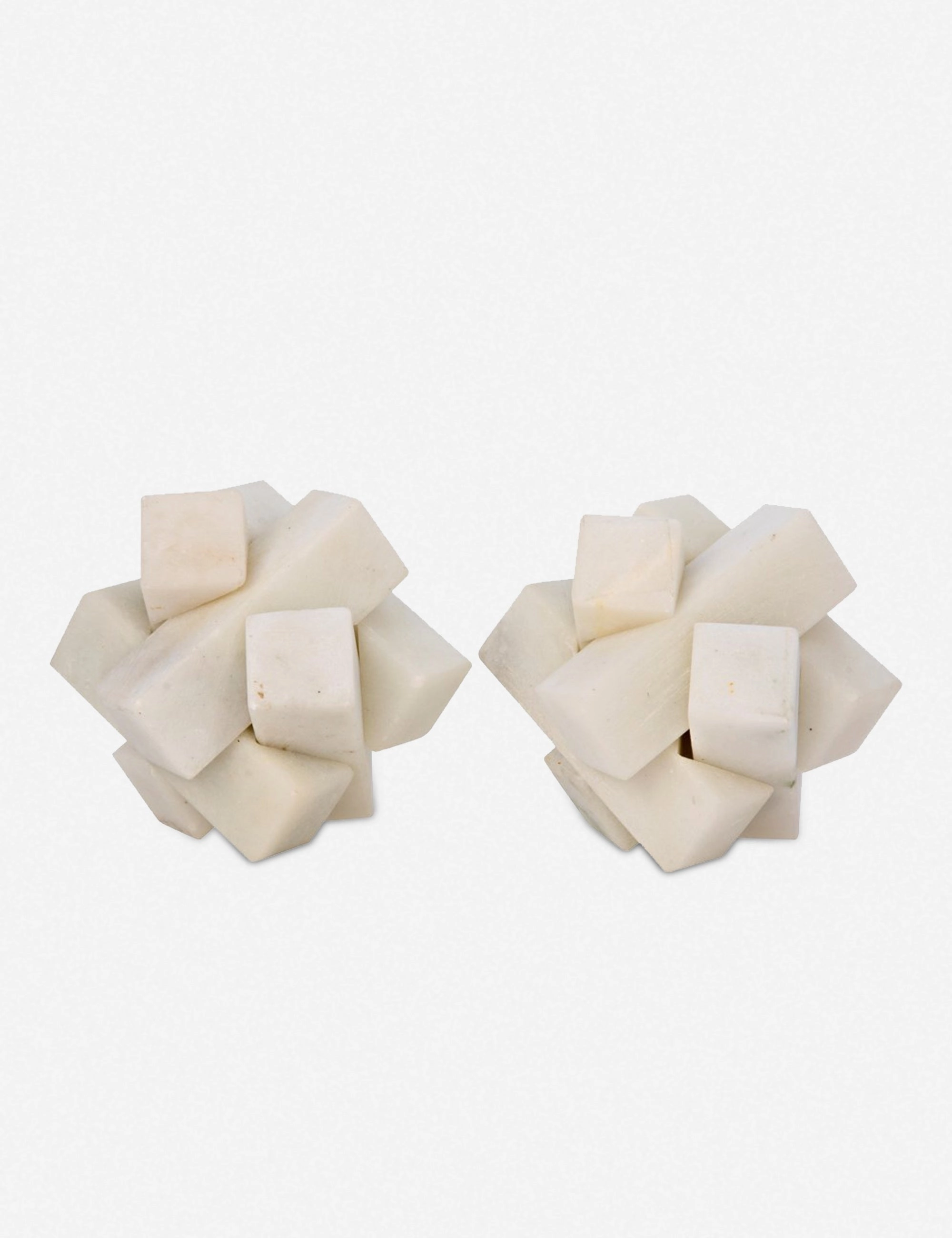 Ursula Cube Sculpture (Set of 2) -  - home decor,home accents,interior accessories
