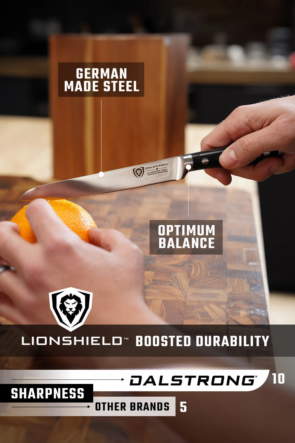 Utility Knife 6" | Gladiator Series | NSF Certified | Dalstrong 