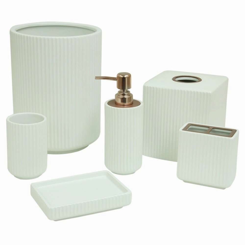 Vasetti Rose Gold toothbrush holder by Bacova