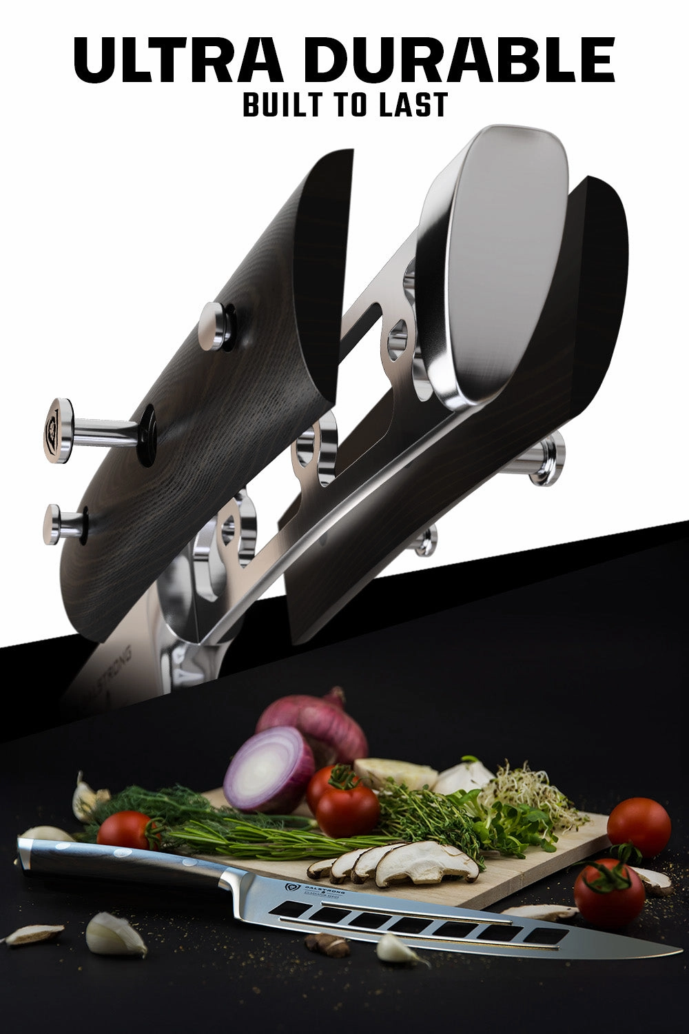 Vegetable Knife 8" | Deflector | Gladiator Series | NSF Certified | Dalstrong 