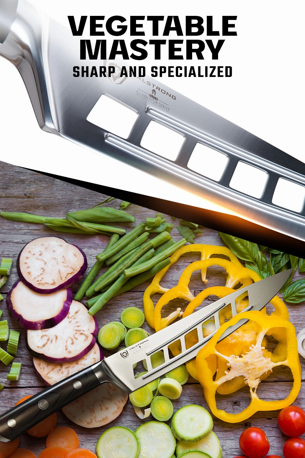 Vegetable Knife 8" | Deflector | Gladiator Series | NSF Certified | Dalstrong 