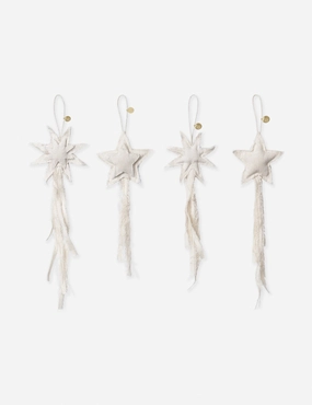 Vela Star Ornaments (Set of 4) by Ferm Living home decor,home accents,interior accessories