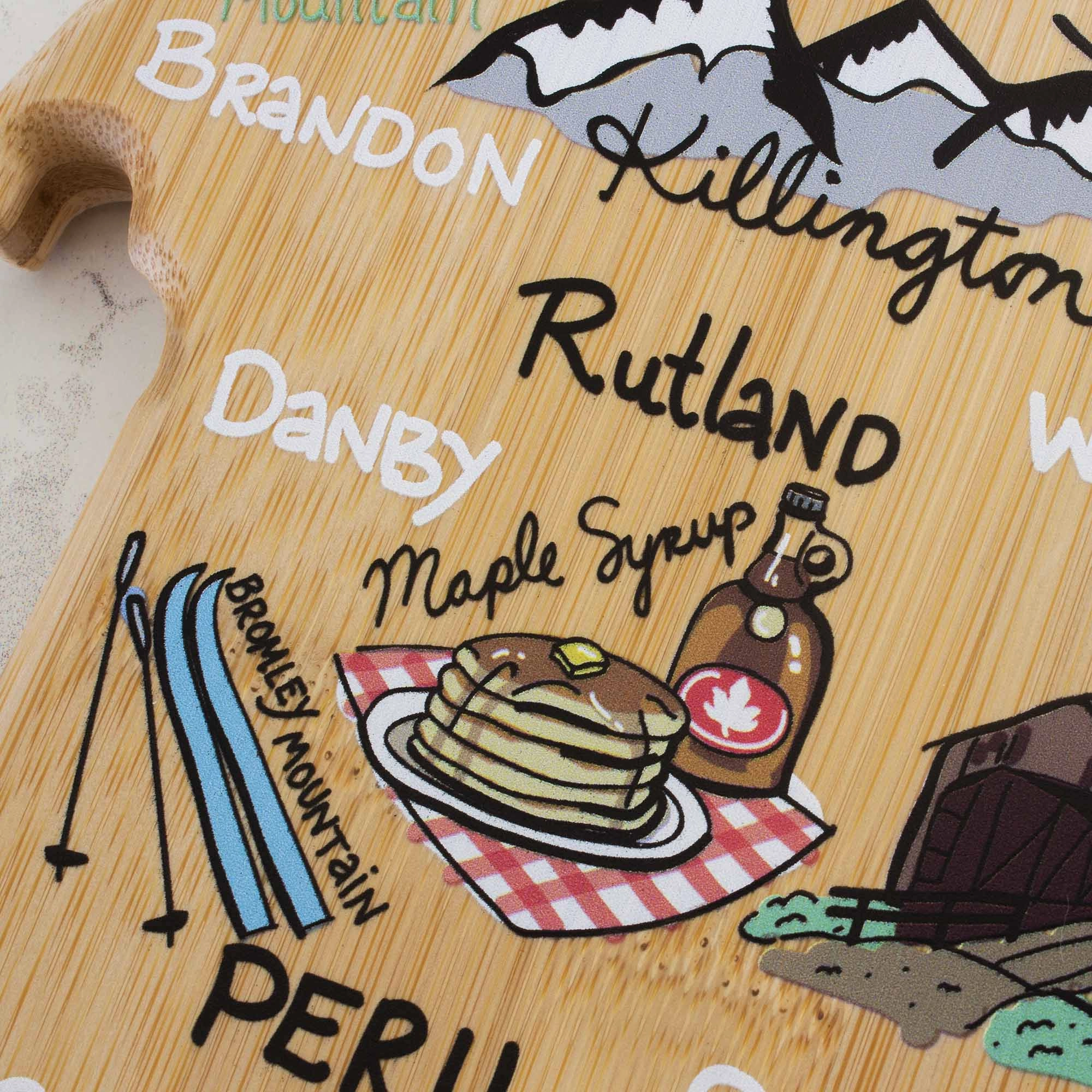 Vermont Cutting Board with Artwork by Fish Kiss