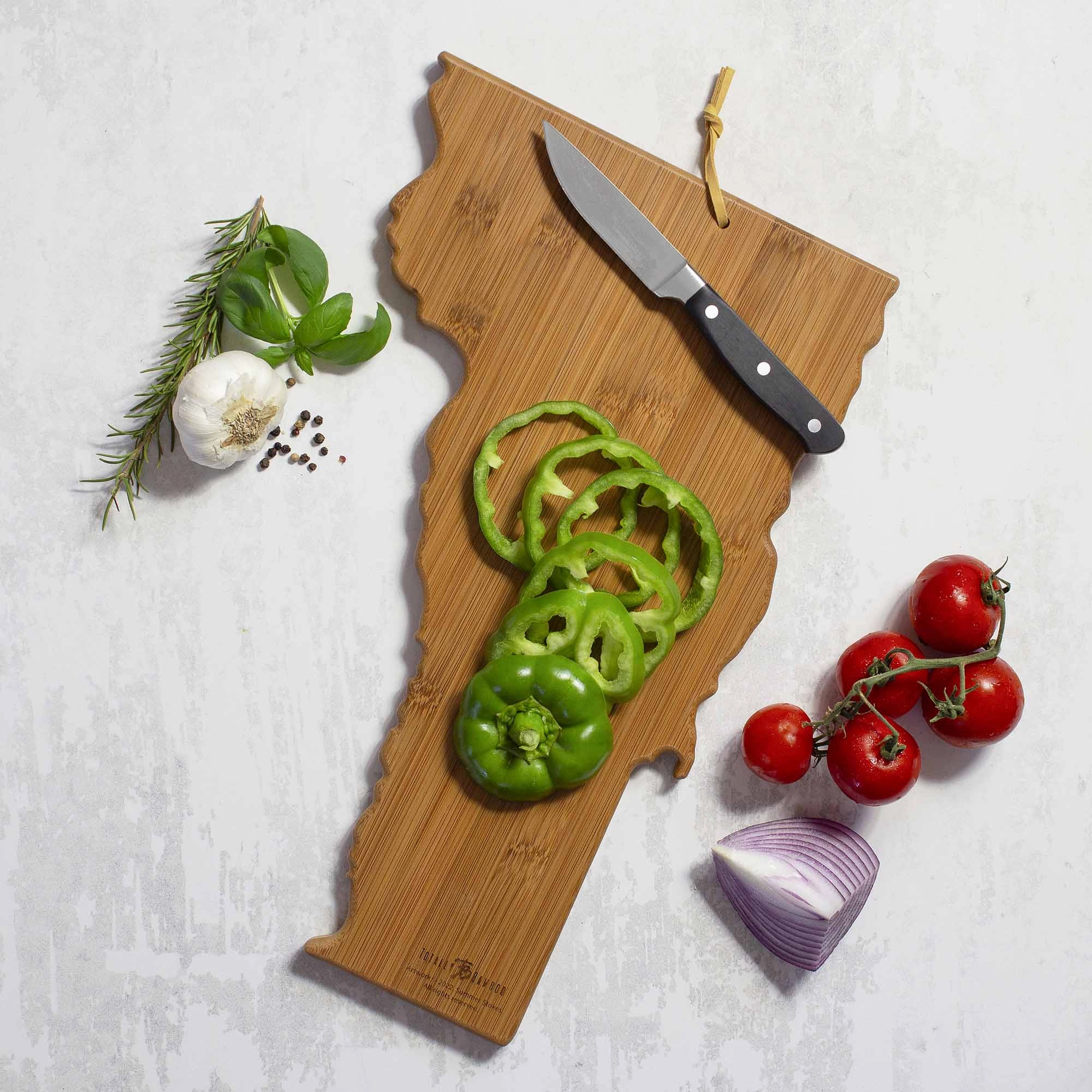 Vermont Cutting Board with Artwork by Summer Stokes