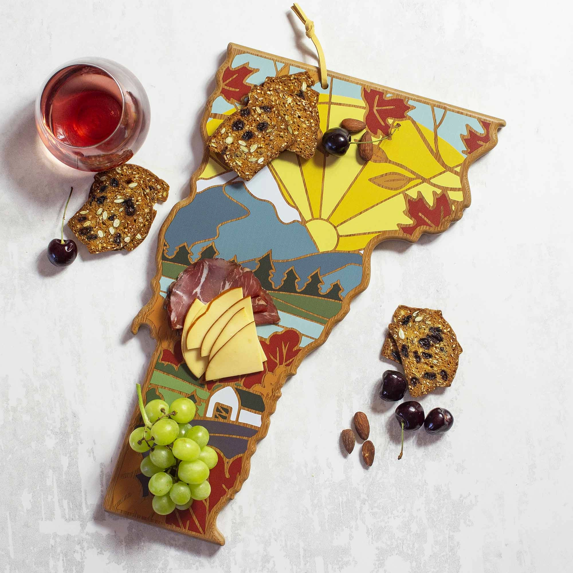Vermont Cutting Board with Artwork by Summer Stokes