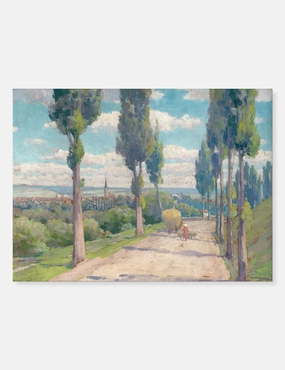 View of Spisska Nova Ves Print by Lajos Csordak wall art,canvas print,home wall decor