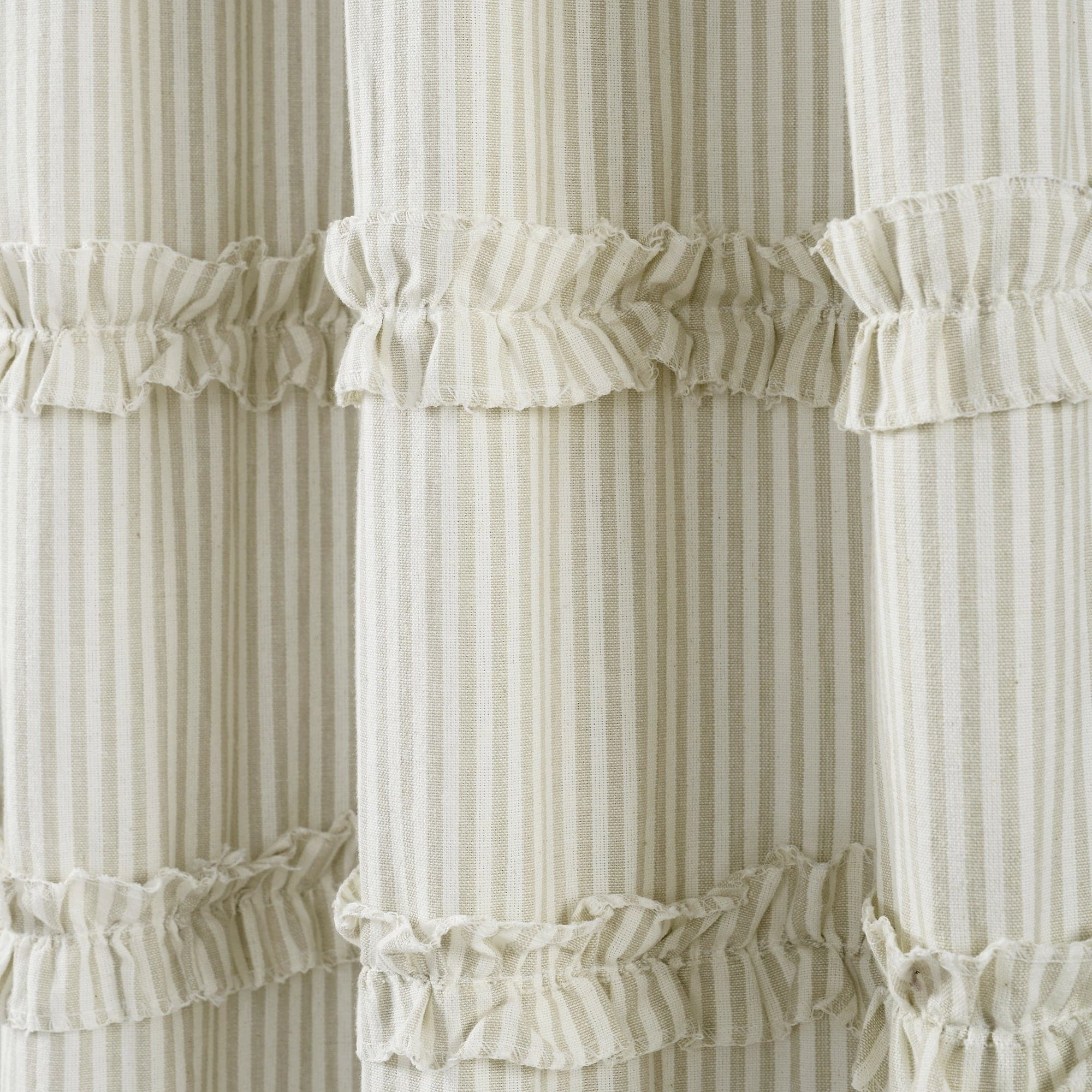 Vintage Stripe Yarn Dyed Shower Curtain