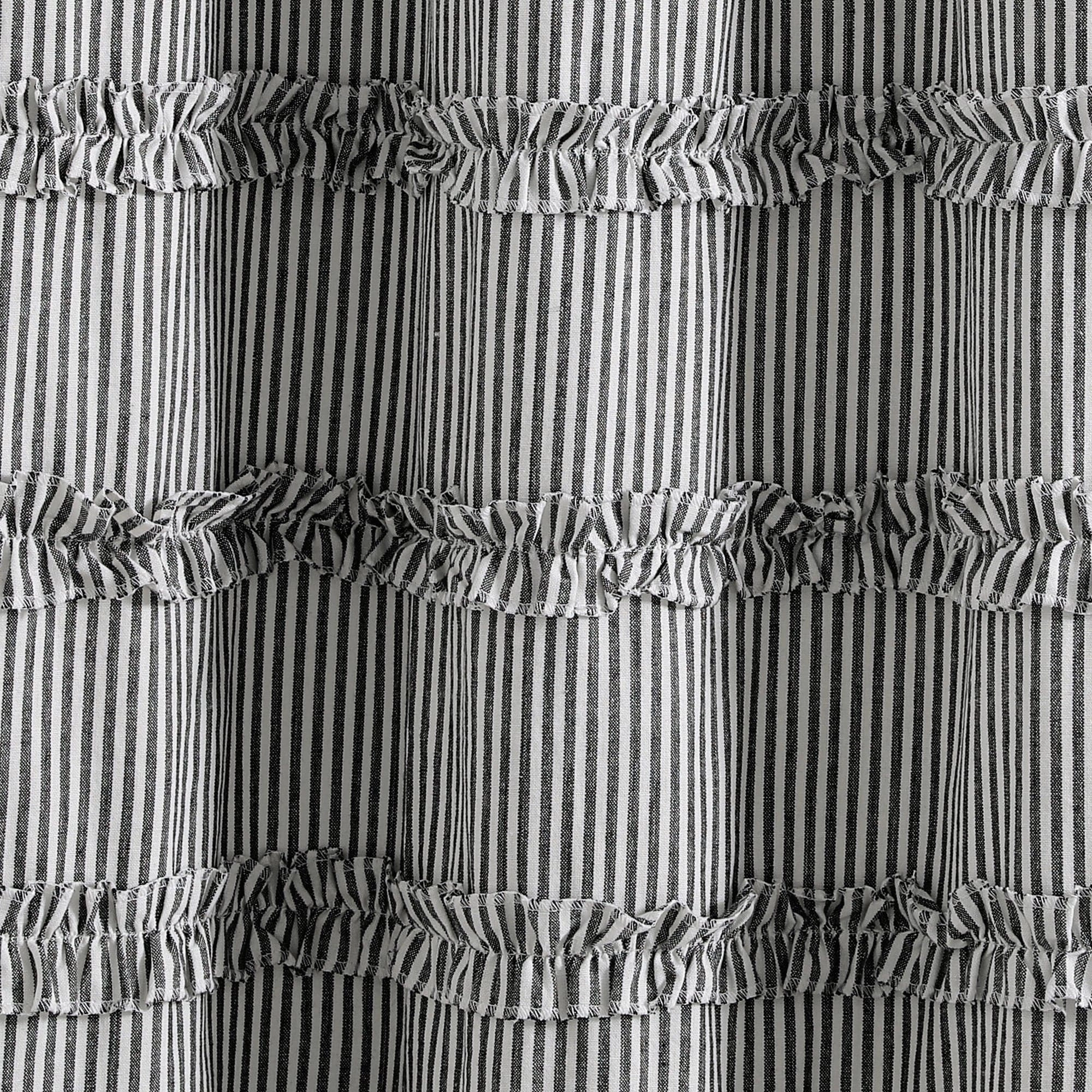 Vintage Stripe Yarn Dyed Shower Curtain