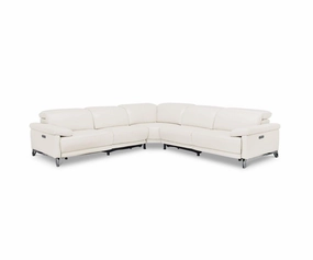 Voss Leather Power Reclining Sectional sofa,couch,living room furniture