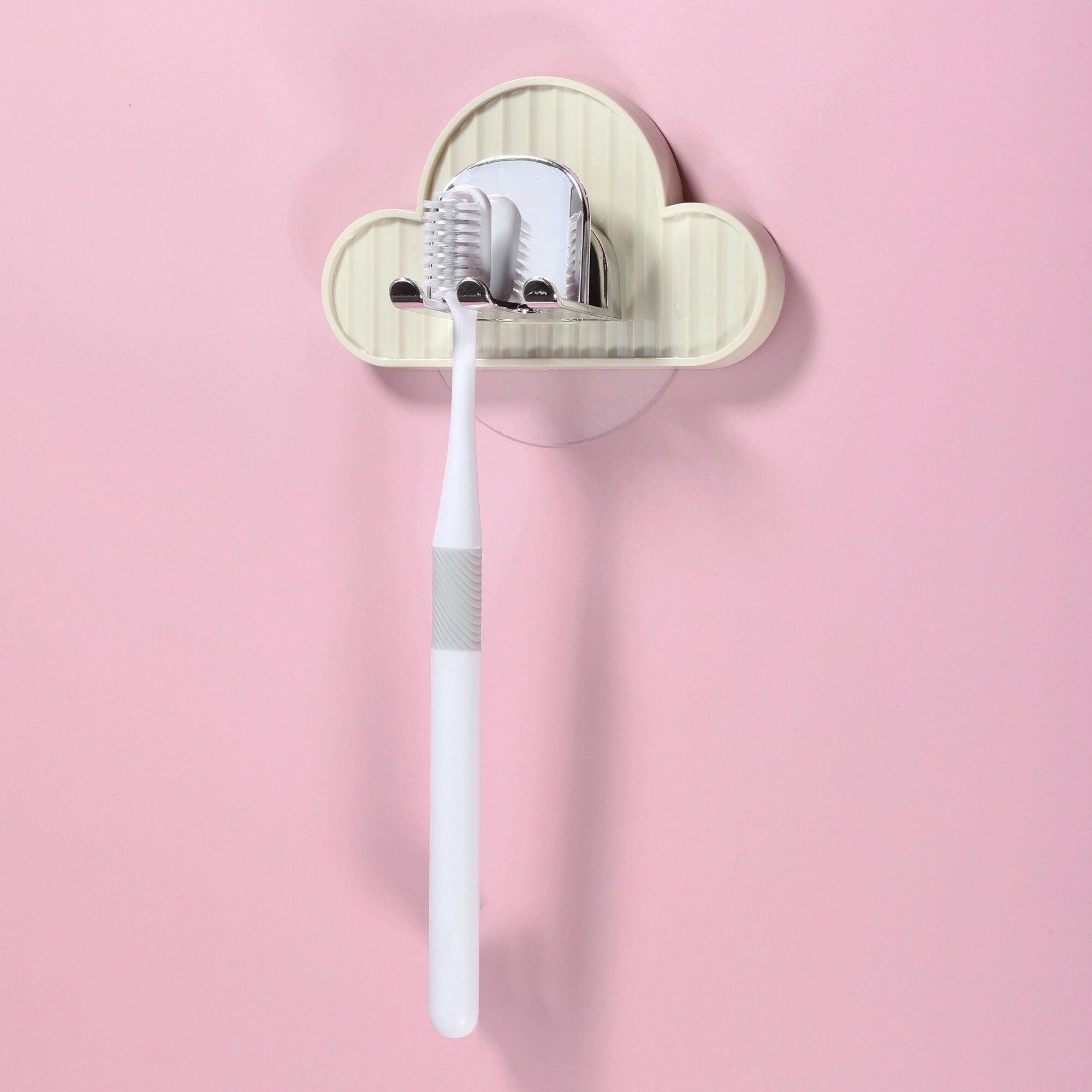 Wall Mounted Toothbrush Holder, Wall Toothbrush Holder for Bathrooms, Hanging Toothbrush Holder, 4.33"x2.56"