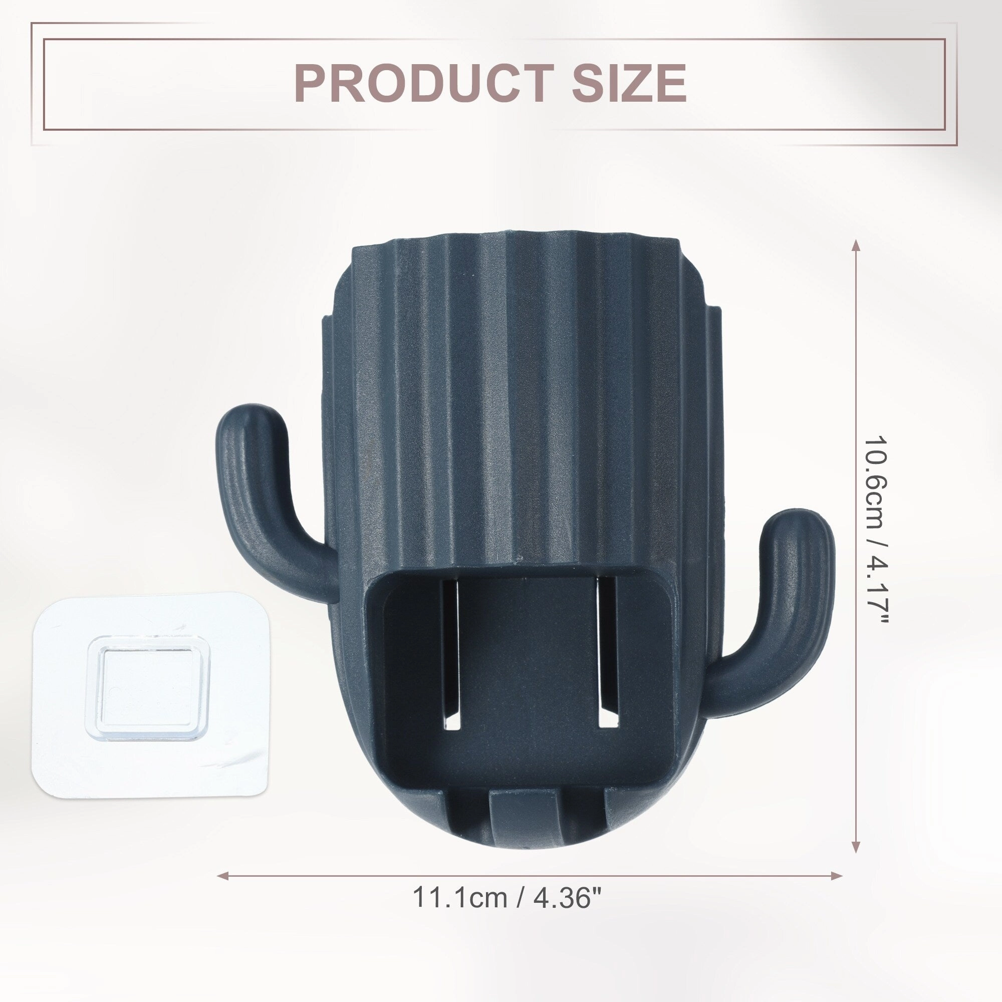 Wall Mounted Toothbrush Holders, Wall Mounted Toothbrush Storage 2.45"x2.45"x3.39"