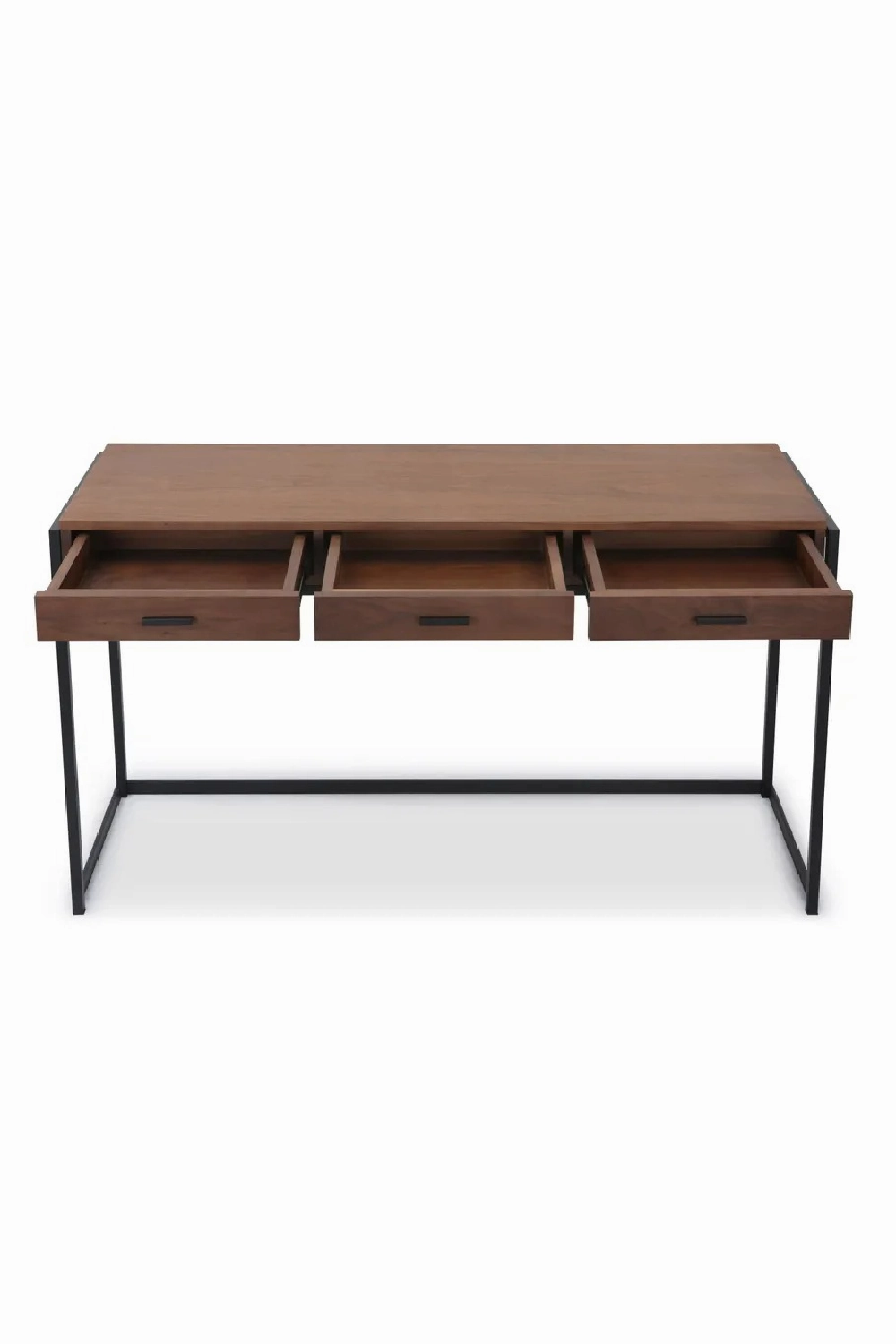 Walnut 3-Drawer Desk | NV Gallery Bruce