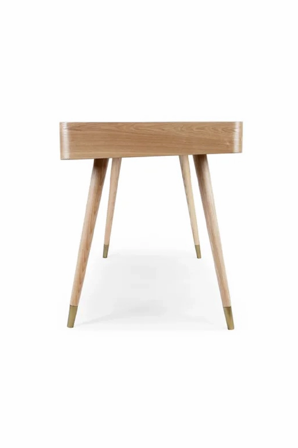 Walnut Wood 2-Drawer Desk | NV Gallery Vinyle