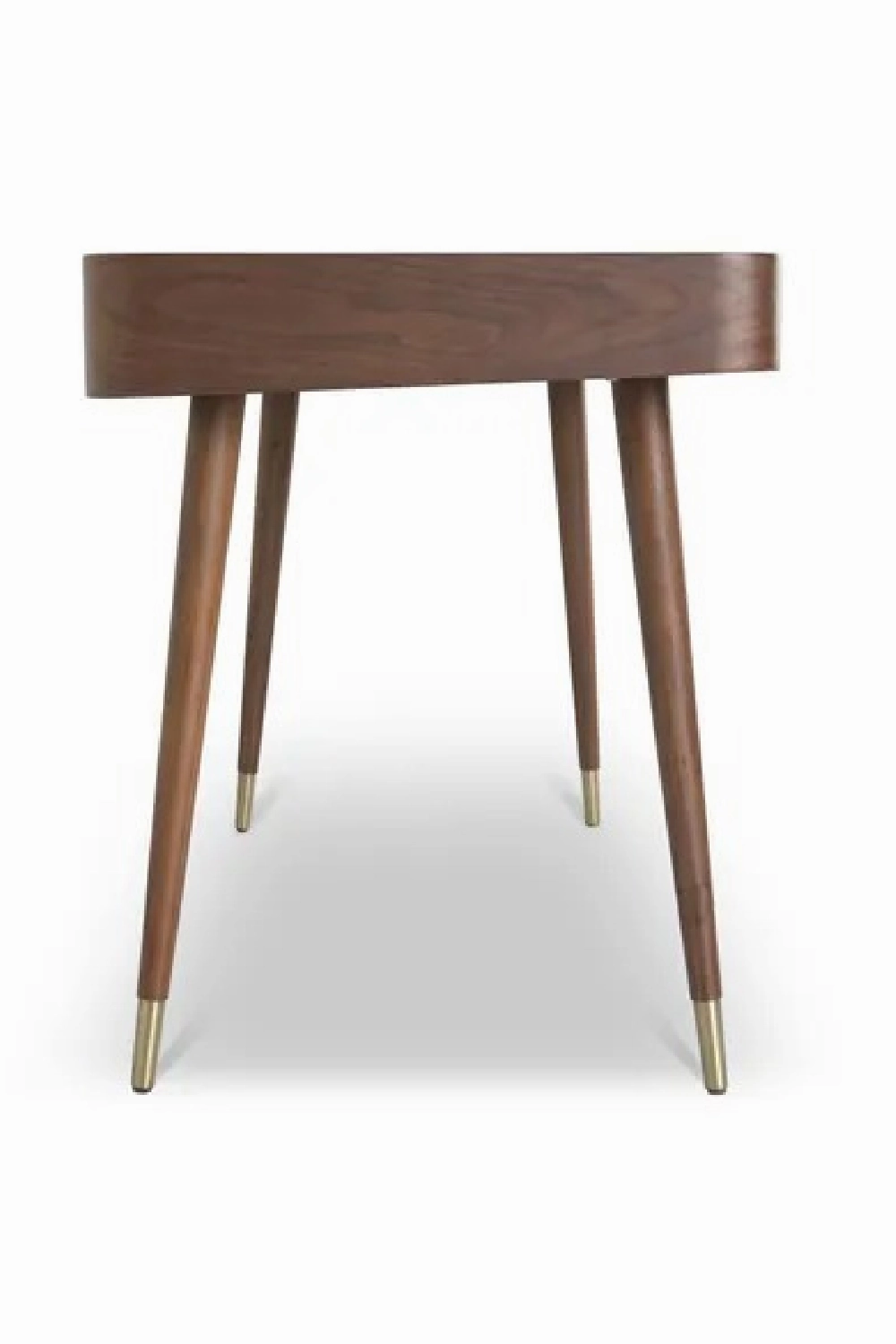 Walnut Wood 2-Drawer Desk | NV Gallery Vinyle