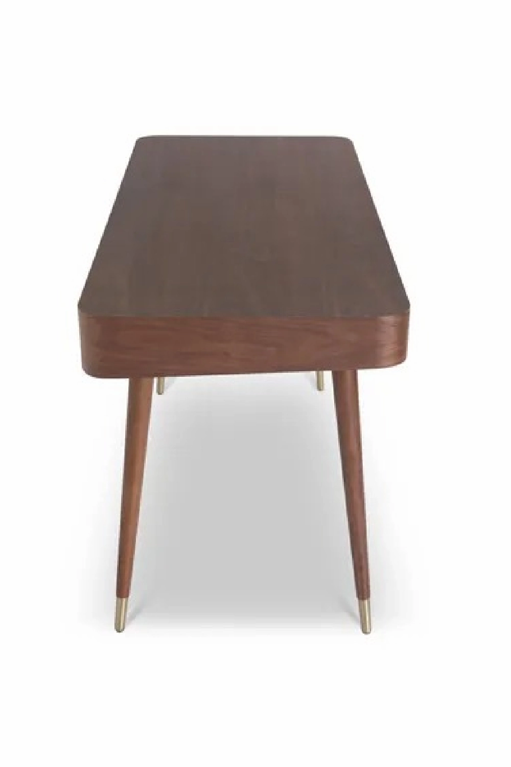 Walnut Wood 2-Drawer Desk | NV Gallery Vinyle
