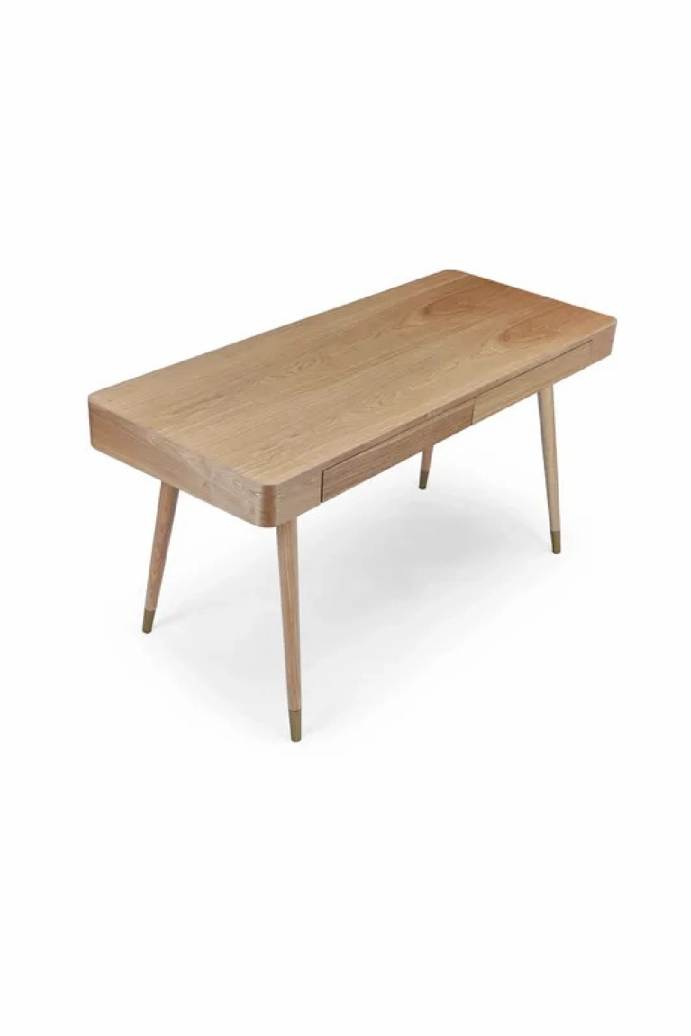Walnut Wood 2-Drawer Desk | NV Gallery Vinyle